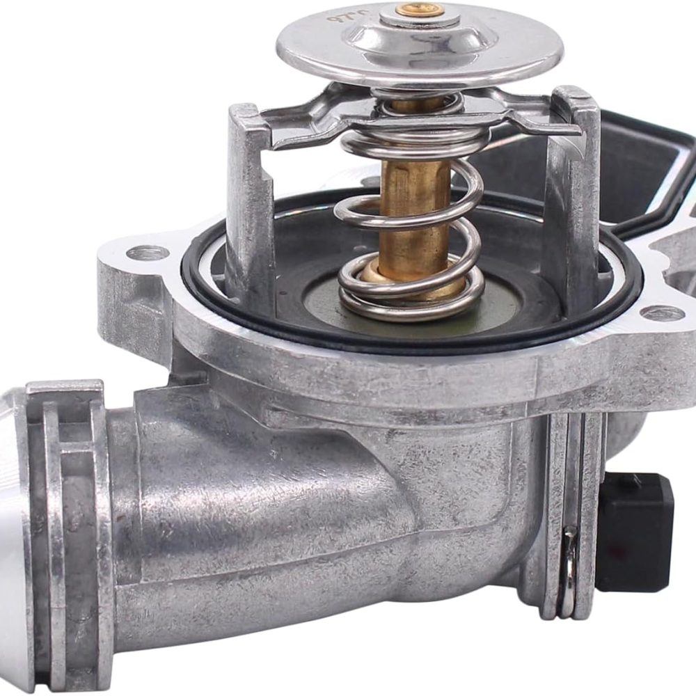 MOTOKU Aluminum Engine Coolant Thermostat Assembly with Housing Gasket for BMW E46 E39 E60 E83 E53 E85 325i 330i 525i 530i X5 X3 Z3 Z4 - Image 4